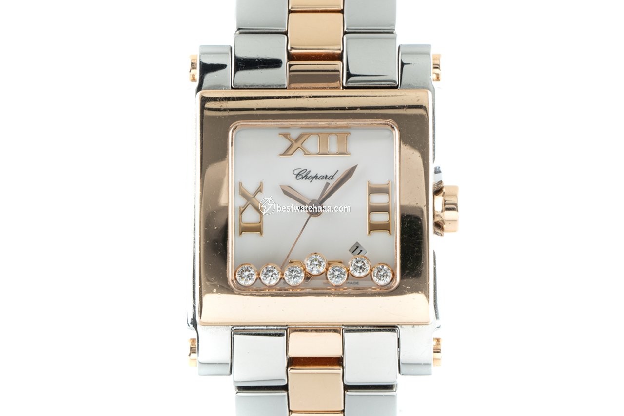 Chopard Happy Sport Womens watch Quartz Gold Steel 278498-9001