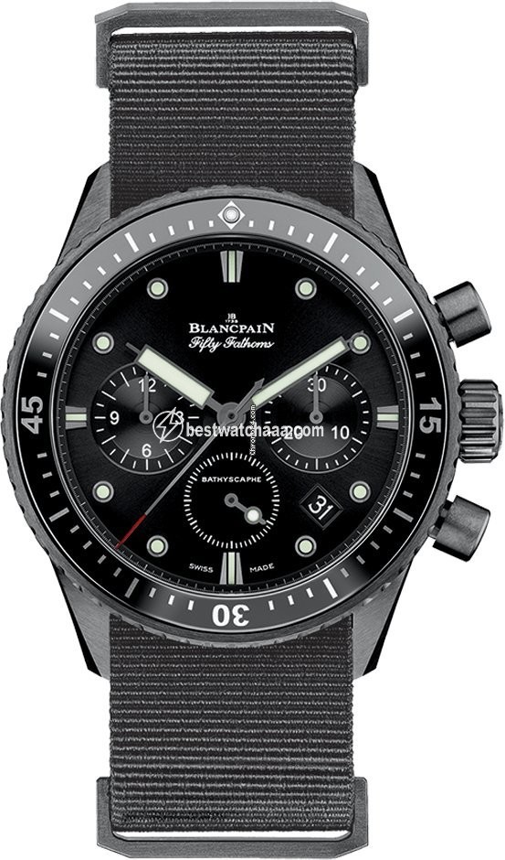Blancpain Fifty Fathoms Mens watch Unisex Automatic Ceramic 5200 0130 NABA