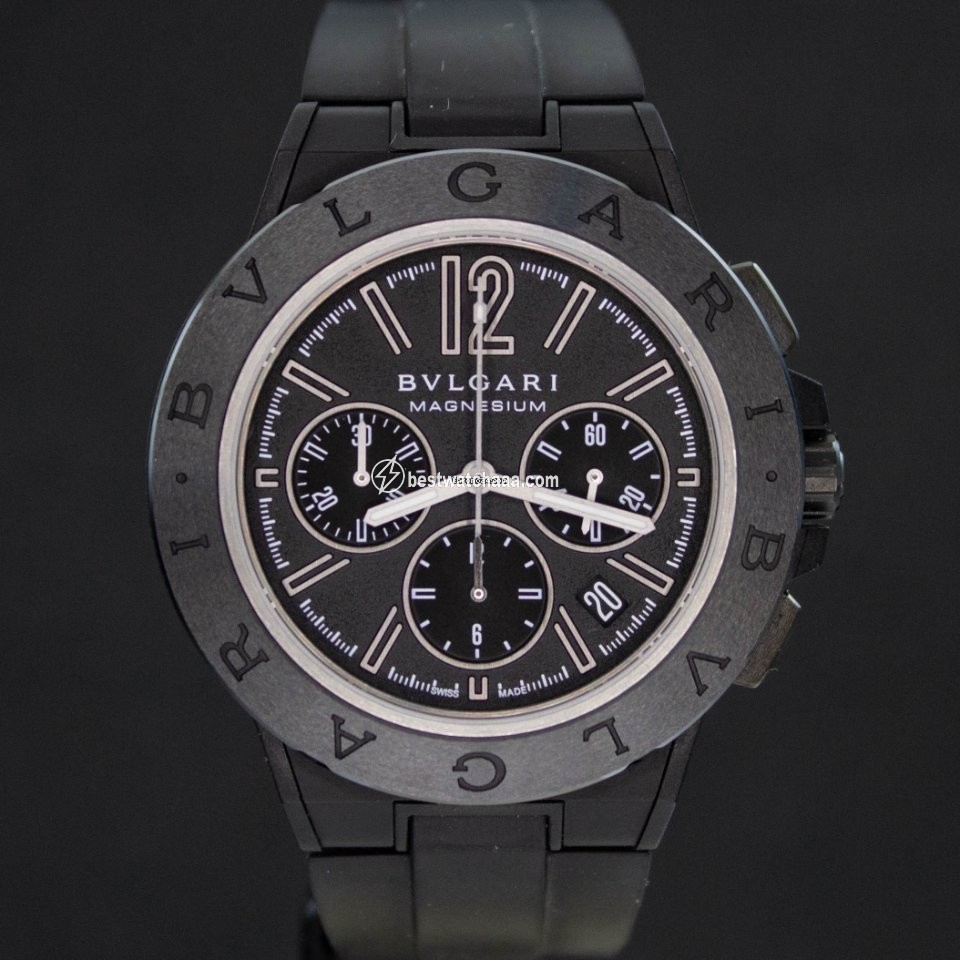 Bulgari Diagono Mens watch Unisex Automatic Ceramic 102428 DG42BSMCVDCH