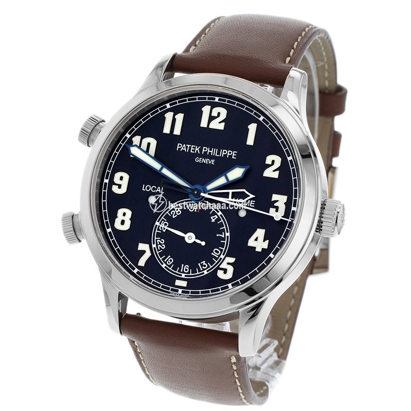 Patek Philippe Travel Time Mens watch Unisex Automatic White gold 5524G-001