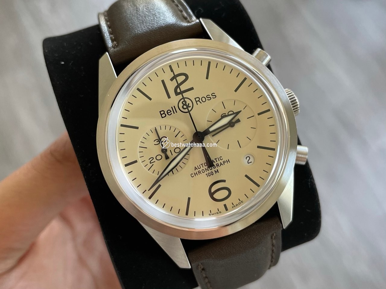 Bell & Ross BR V1 Mens watch Unisex Automatic Steel BRV126-BEI-ST SCA