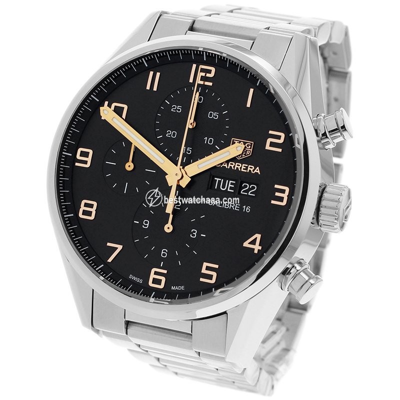 TAG Heuer Carrera Calibre 16 Mens watch Unisex Automatic Steel CV2A1AB.BA0738
