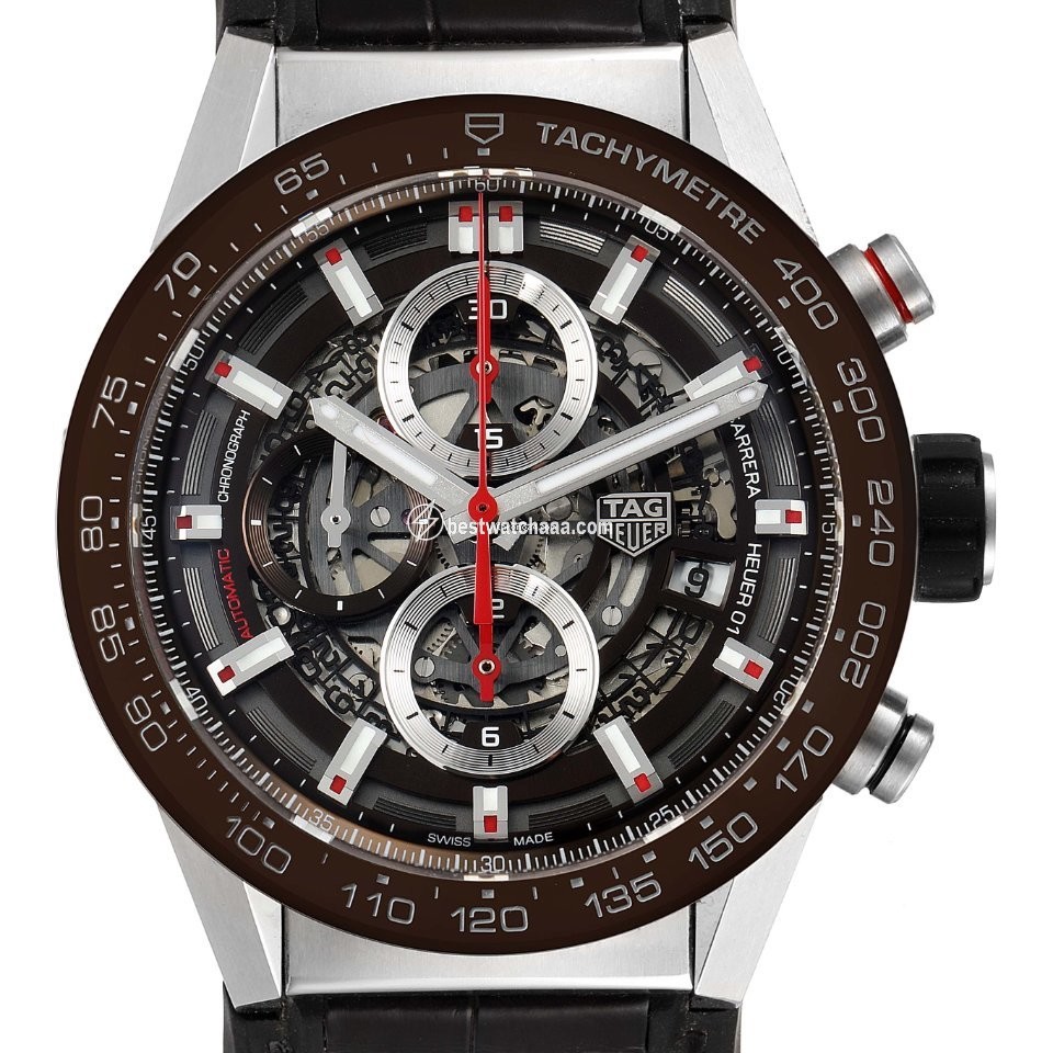 TAG Heuer Carrera Calibre HEUER 01 Mens watch Unisex Automatic Steel CAR201U.BA0766