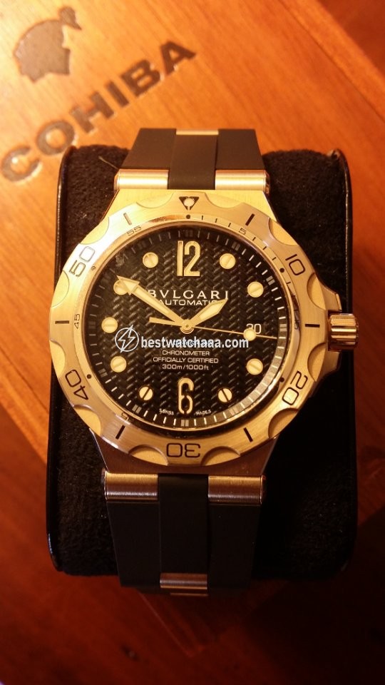 Bulgari Diagono Mens watch Unisex Automatic Yellow gold DP42BGVDSD