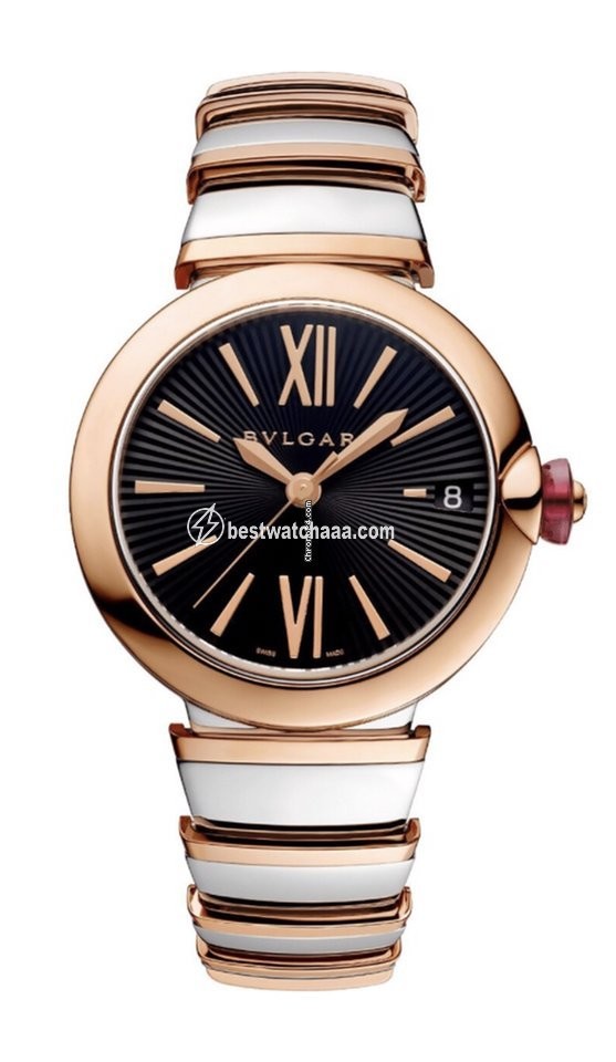 Bulgari Lucea Womens watch Automatic Gold Steel 102192 LU33BSPGSPGD