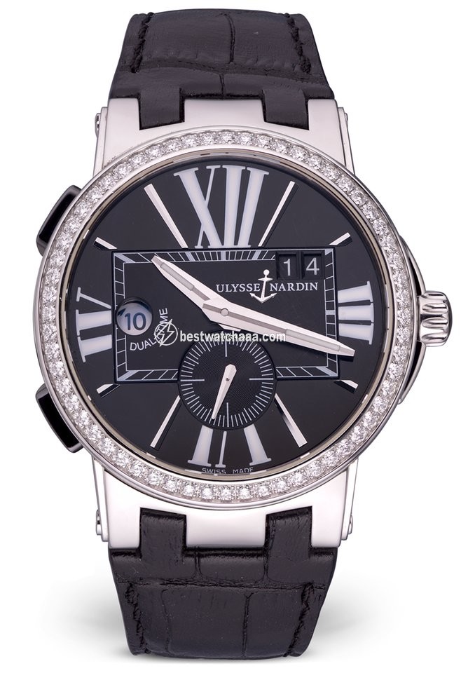 Ulysse Nardin Executive Dual Time Womens watch Automatic Steel 243-00B 42