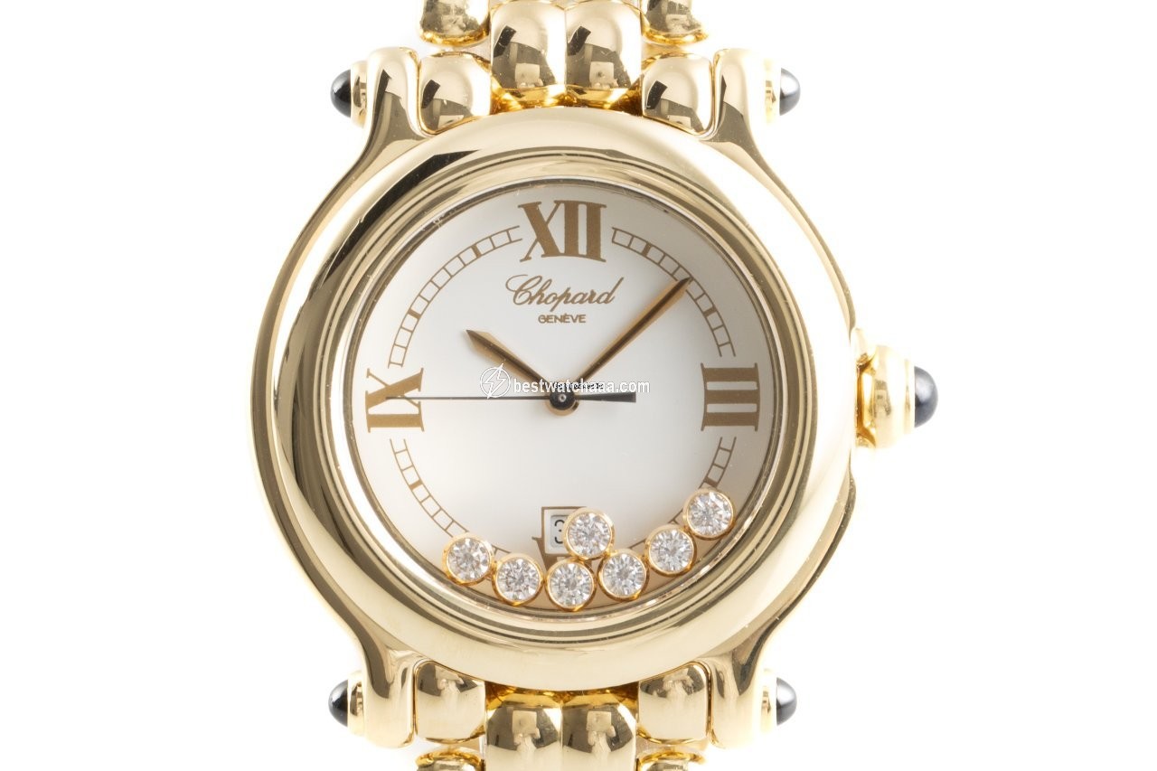 Chopard Happy Sport Womens watch Quartz Yellow gold 27 6137-23