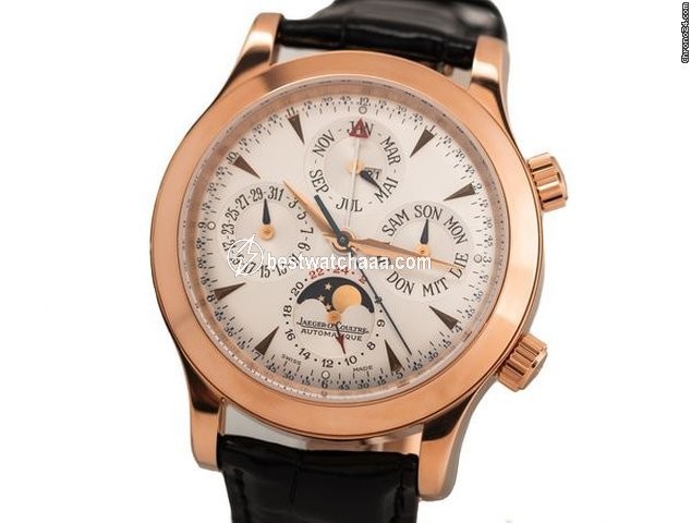 Jaeger-LeCoultre Master Memovox Mens watch Unisex Automatic Rose gold 146.2.95