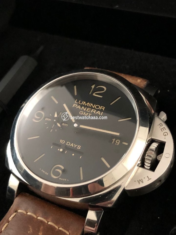 Panerai Luminor 1950 10 Days GMT Mens watch Unisex Automatic Steel PAM 00533