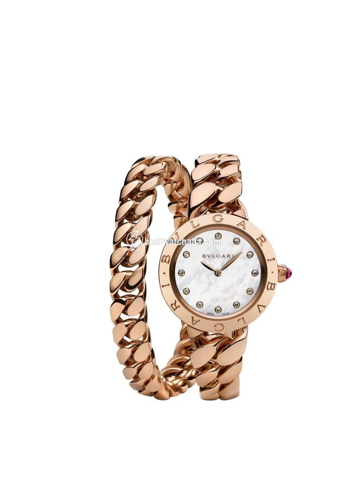 Bulgari Womens watch Quartz Rose gold 102052