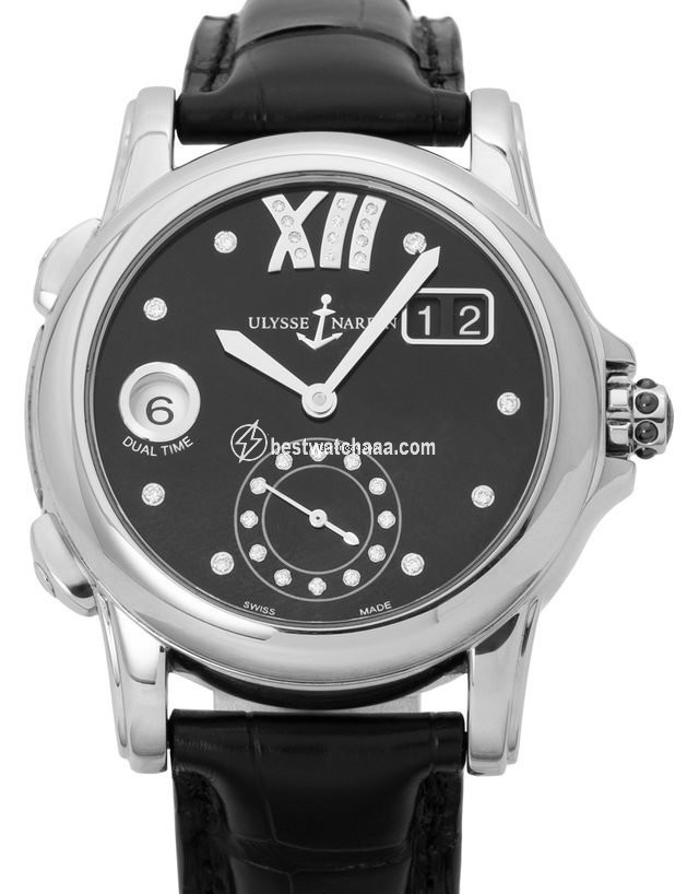 Ulysse Nardin Dual Time Womens watch Automatic Steel 3343-222 30-02