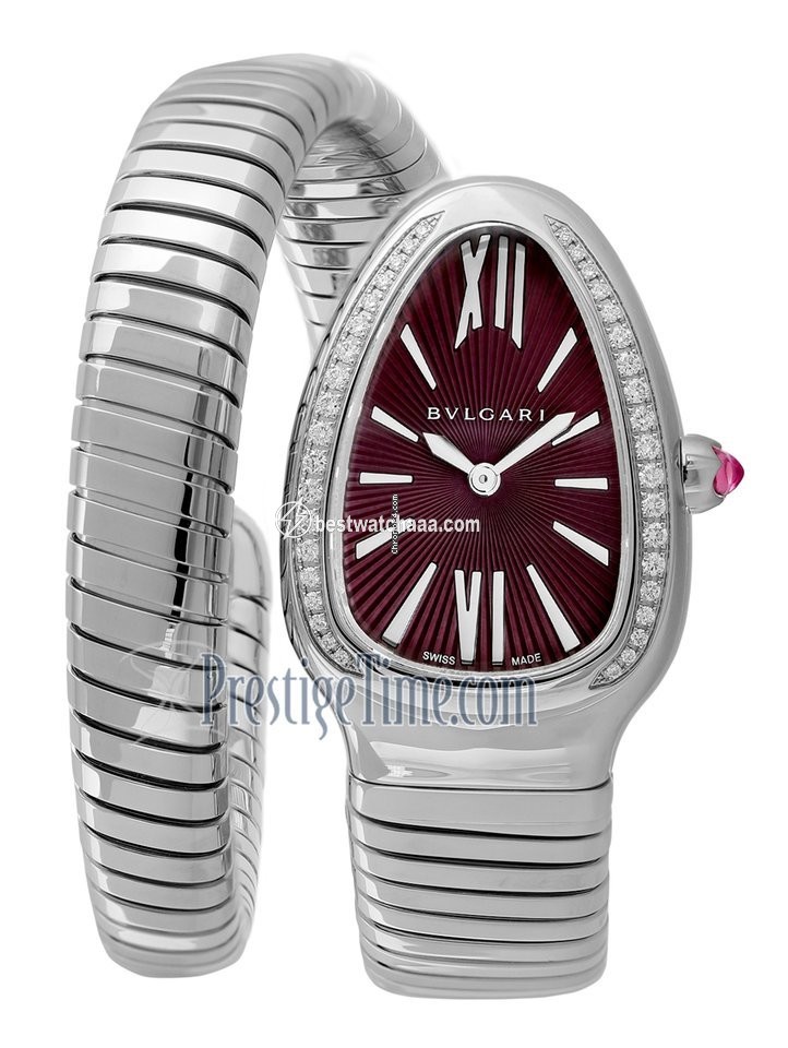 Bulgari Serpenti Womens watch Quartz Steel 102529 sp35c7sds.1t
