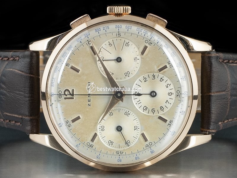 Zenith Mens watch Unisex Manual winding Rose gold 20528