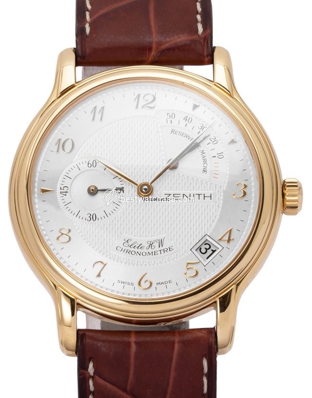 Zenith Elite Power Reserve Mens watch Unisex Manual winding Yellow gold 30.0240.655  01