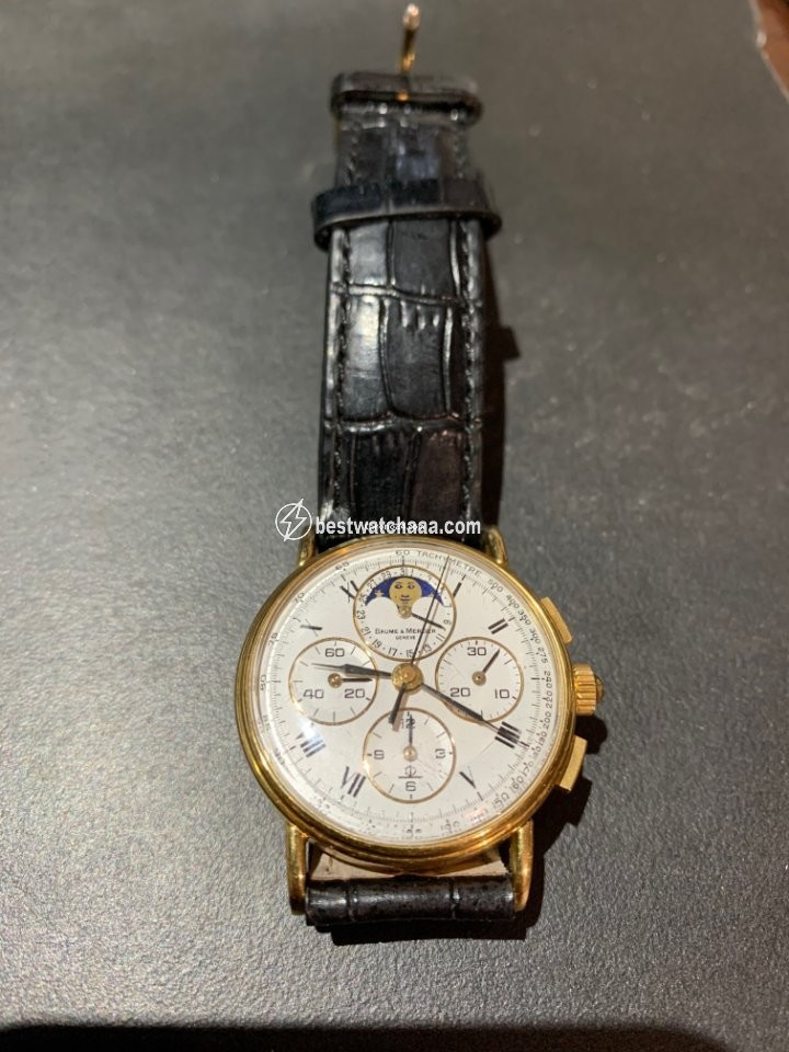 Baume & Mercier Mens watch Unisex Manual winding Yellow gold 6102.099