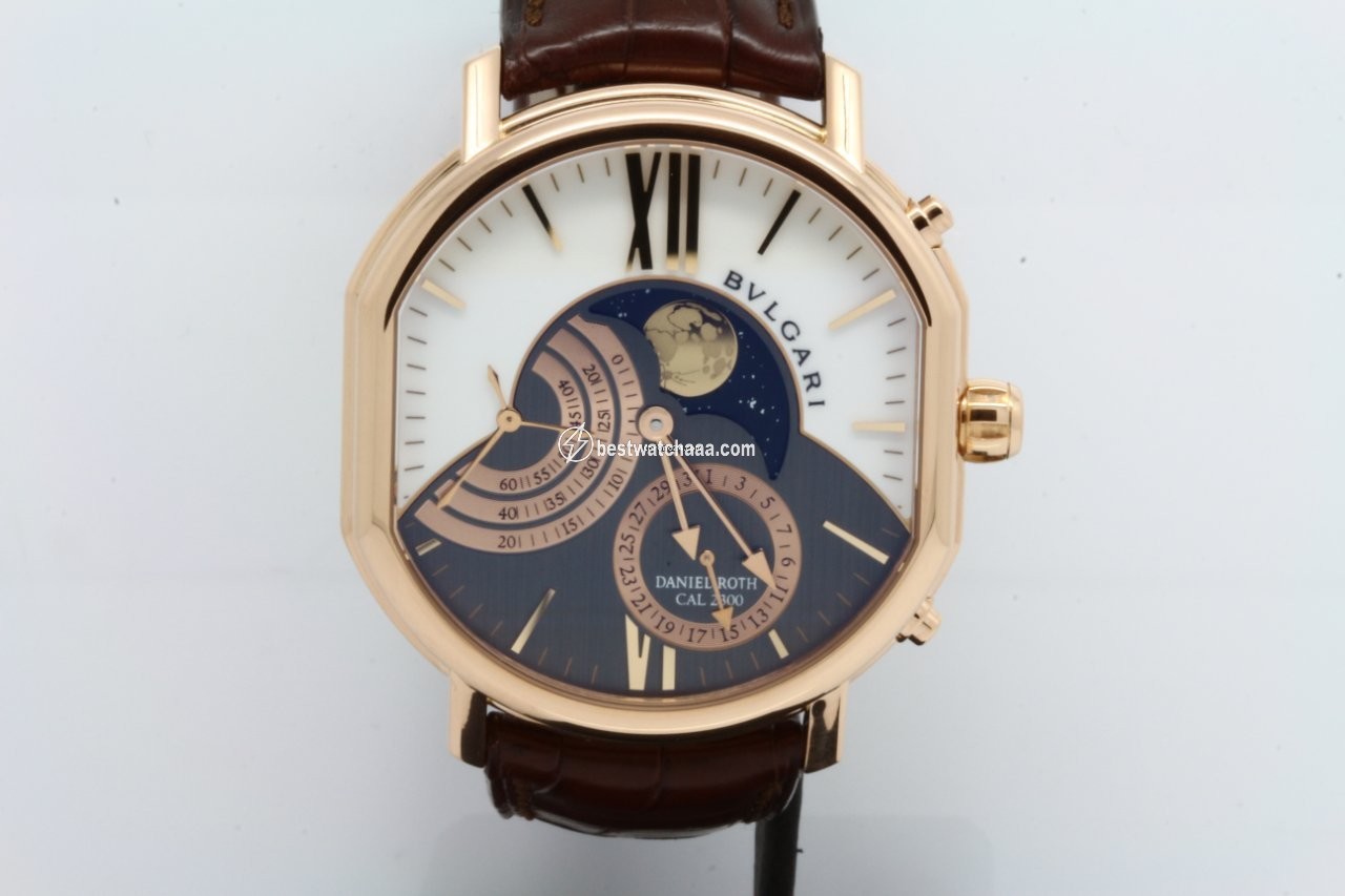 Bulgari Daniel Roth Mens watch Unisex Manual winding Rose gold BRRP46C14GLDMP