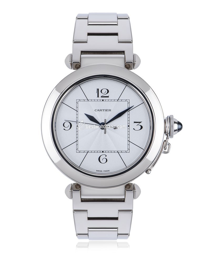 Cartier Pasha Mens watch Unisex Automatic White gold W30187M9