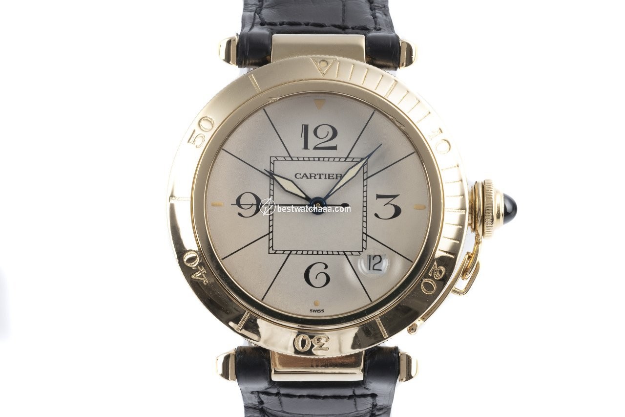 Cartier Pasha Mens watch Unisex Automatic Yellow gold 820903