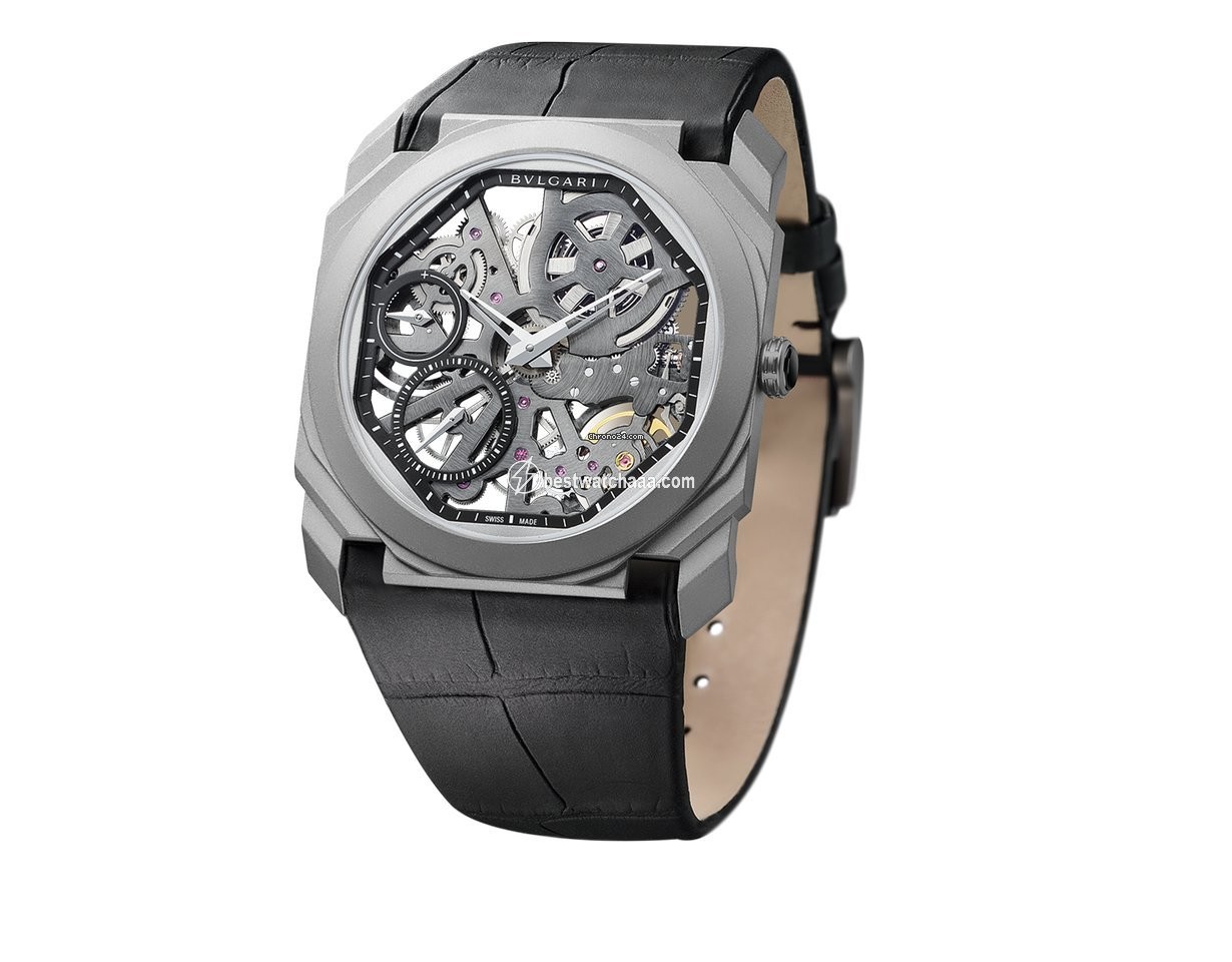 Bulgari Octo Mens watch Unisex Manual winding Titanium 102714