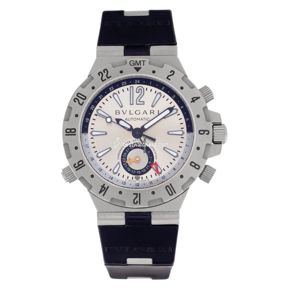 Bulgari Diagono Mens watch Unisex Automatic Steel GMT40 S
