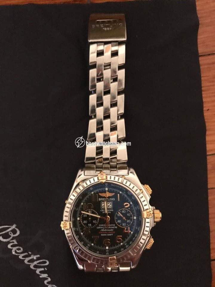 Breitling Crosswind Special Mens watch Unisex Automatic Gold Steel B44356