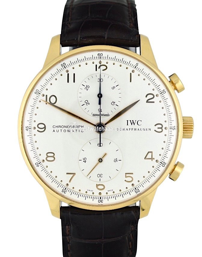 IWC Portuguese Chronograph Mens watch Unisex Automatic Yellow gold IW371416