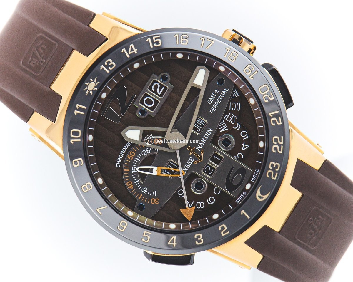 Ulysse Nardin El Toro  Black Toro Mens watch Unisex Automatic Rose gold 322-00