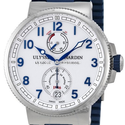 Ulysse Nardin Marine Chronometer Manufacture Mens watch Unisex Automatic Steel 1183-126-3 60