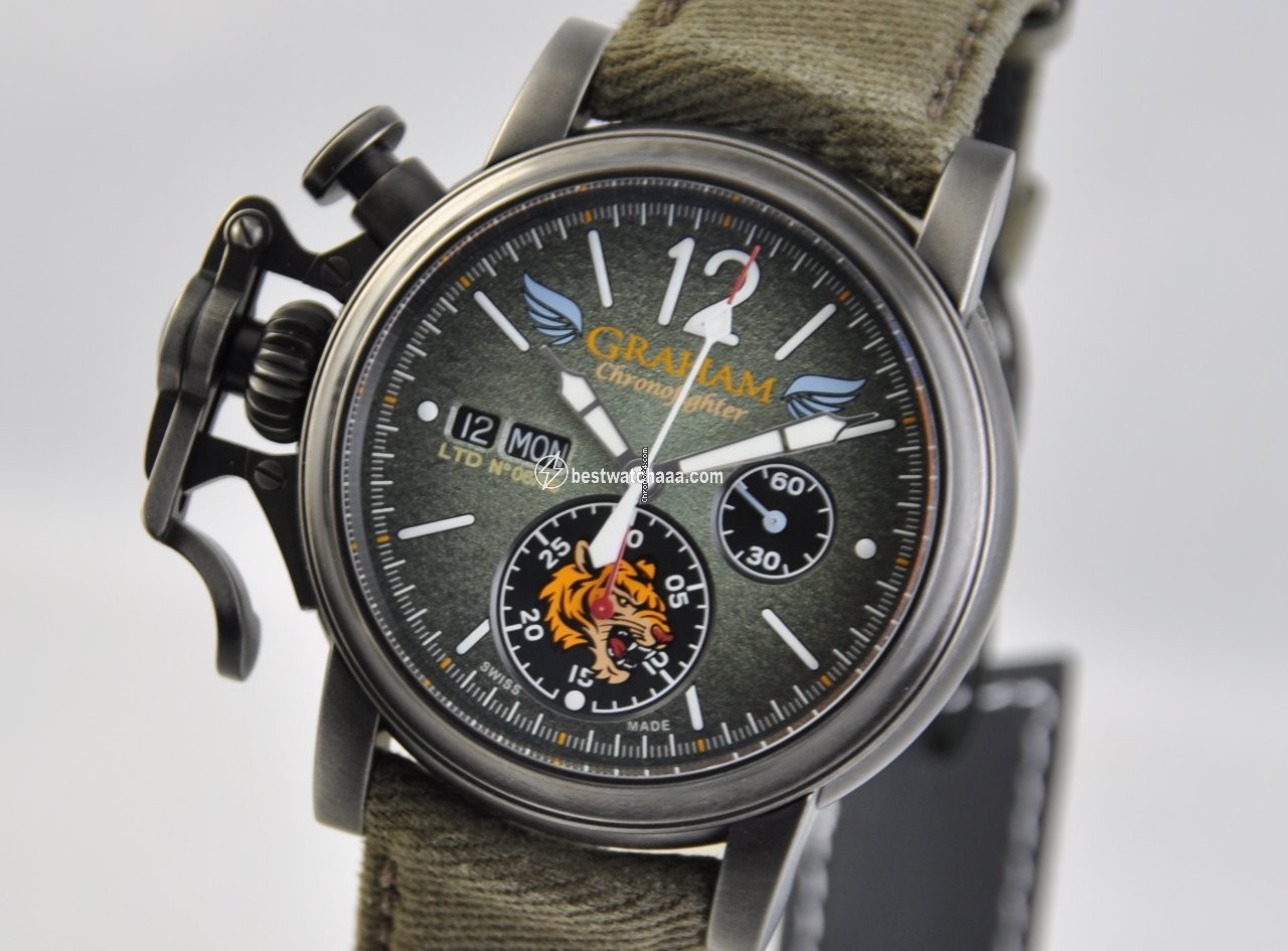 Graham Chronofighter Mens watch Unisex Automatic Steel 2CVAV.G03A