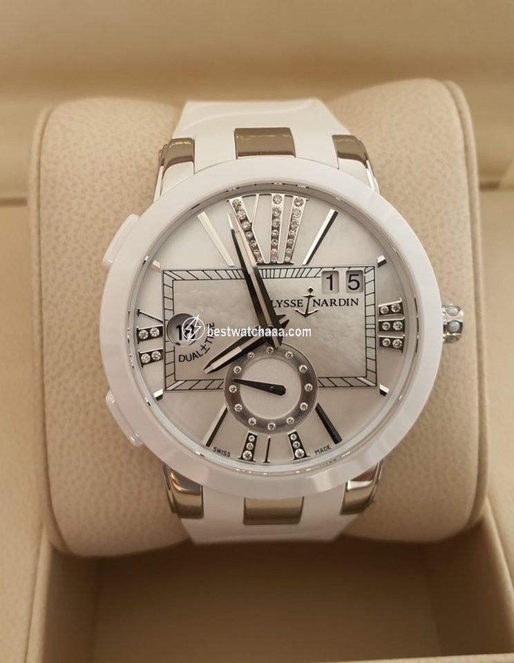 Ulysse Nardin Executive Dual Time Lady Womens watch Automatic Steel 243-10-3 391