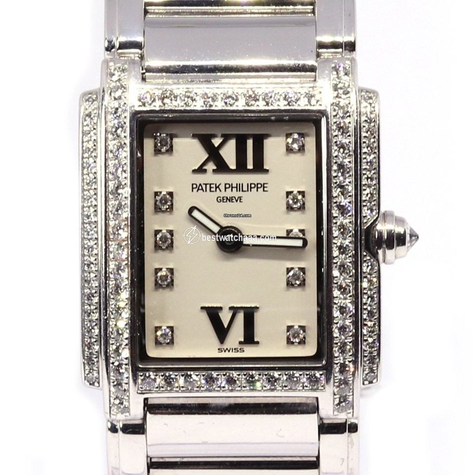 Patek Philippe Twenty~4 Womens watch Quartz White gold 4908