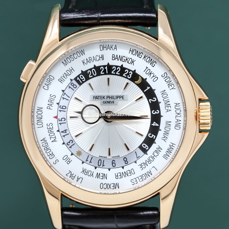 Patek Philippe World Time Mens watch Unisex Automatic Rose gold 5130
