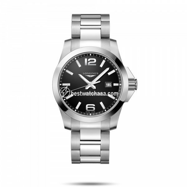 Longines Conquest Mens watch Unisex Quartz Steel L3.760.4.56.6