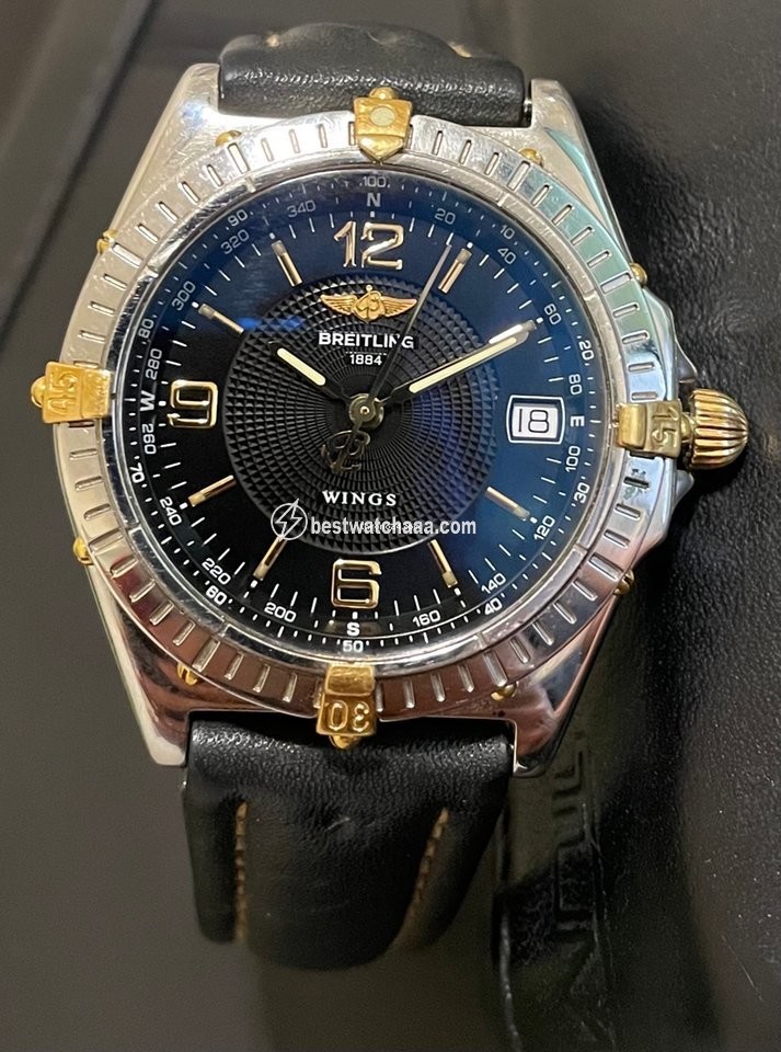 Breitling Mens watch Unisex Automatic Gold Steel B10050