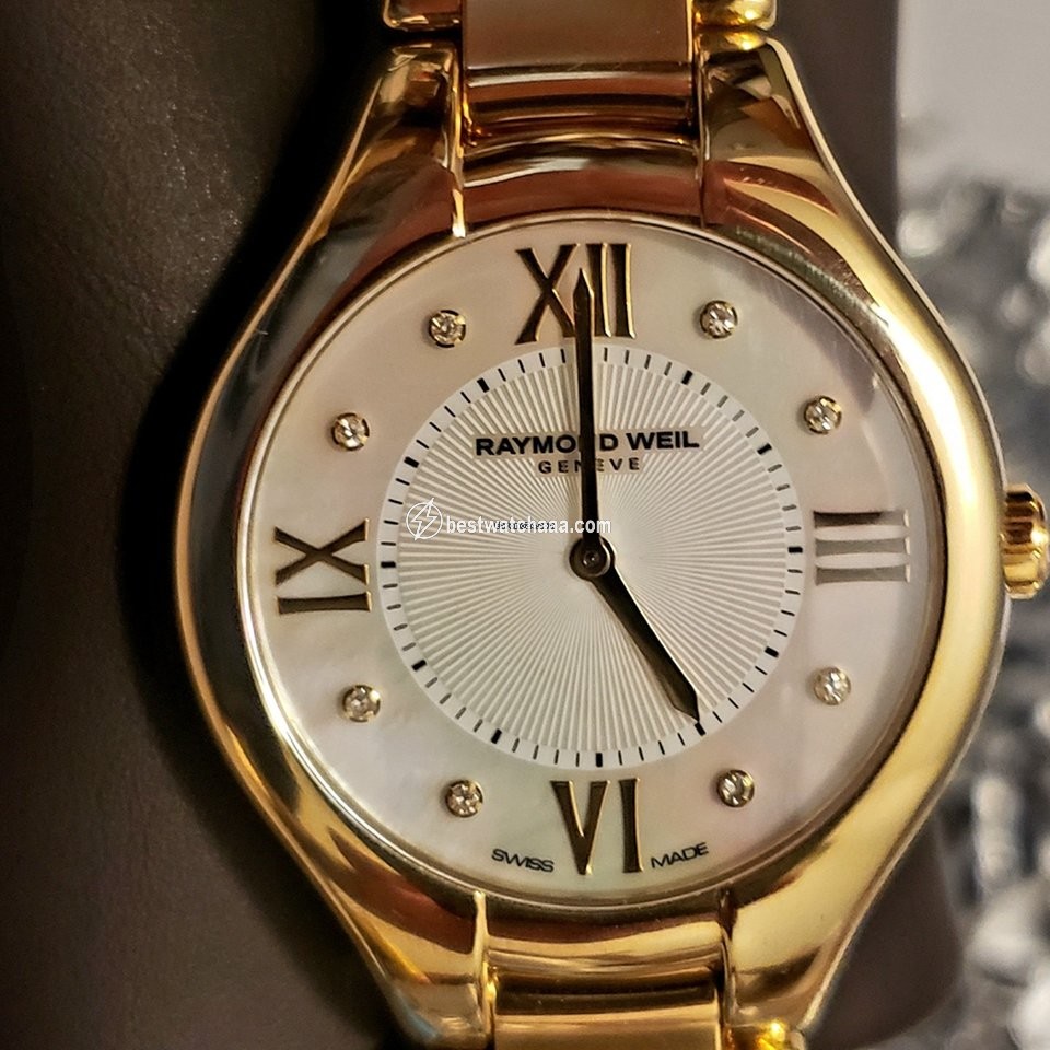 Raymond Weil Noemia Womens watch Quartz Gold Steel 5136-P-00995