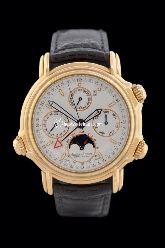Jaeger-LeCoultre Mens watch Unisex Automatic Red gold 180.2.99