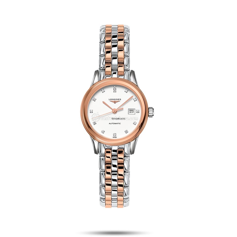 Longines Flagship Womens watch Automatic Gold Steel L4.374.3.99.7