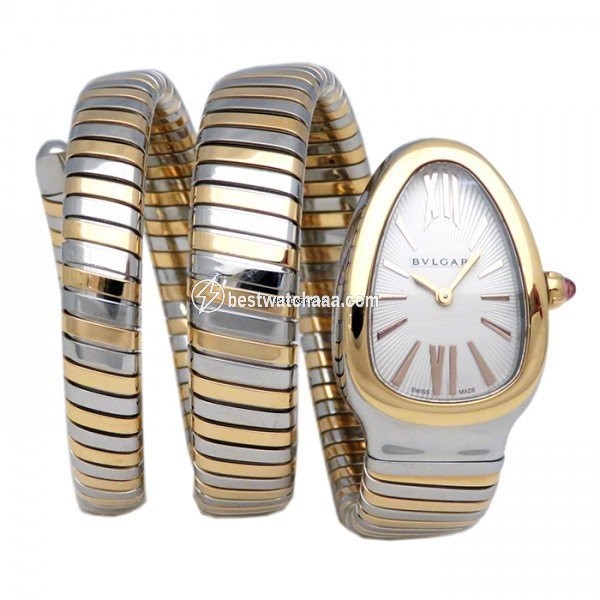 Bulgari Serpenti Quartz Gold Steel SP35C6SPG.2T