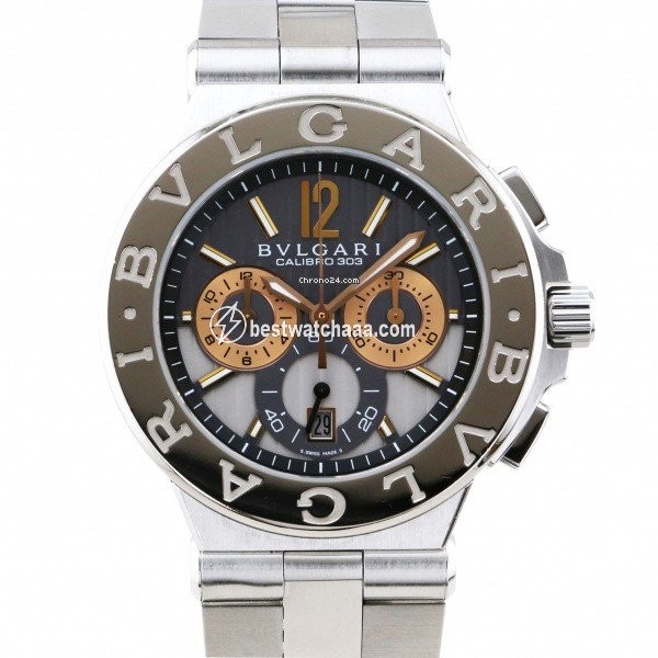 Bulgari Diagono Automatic Gold Steel DG42C14SWGSDCH