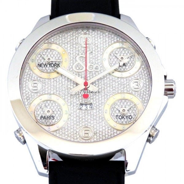 Jacob & Co. Five Time Zone Quartz Steel JC-30Y