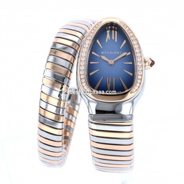 Bulgari Serpenti Quartz Gold Steel SP35C3SPGD.1T