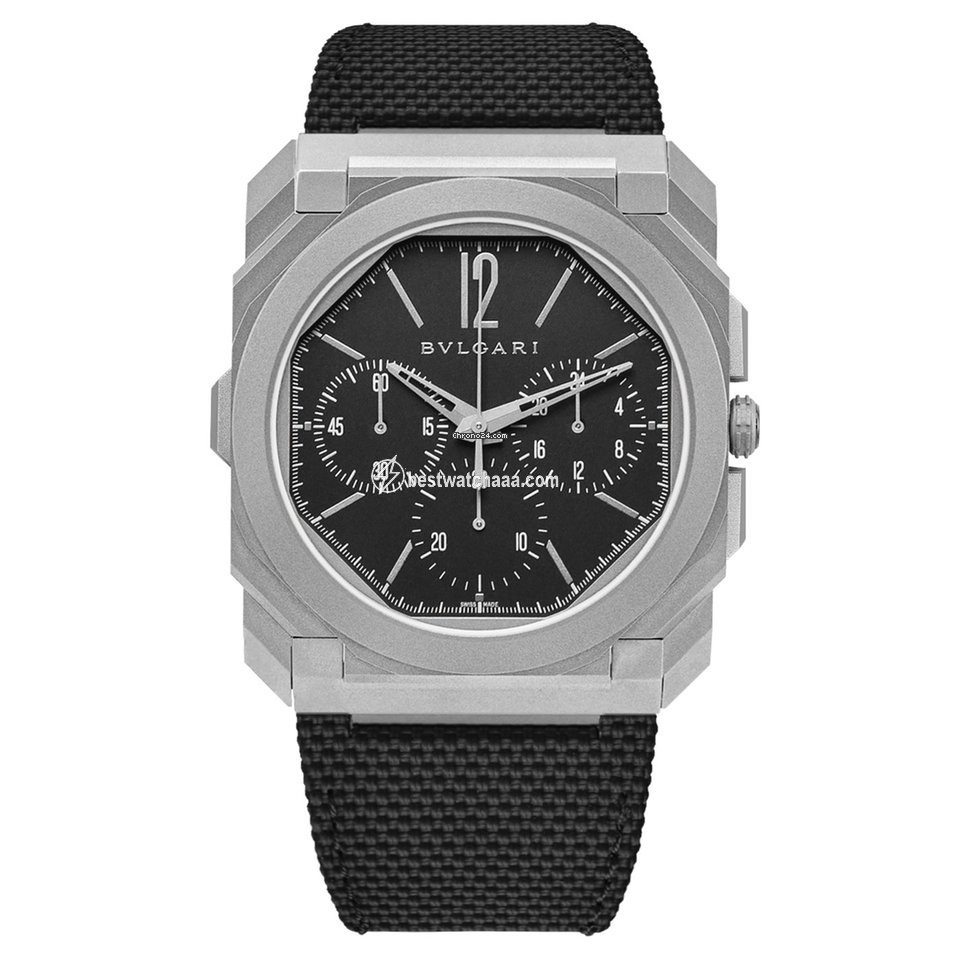 Bulgari Octo Mens watch Unisex Automatic Titanium 103371 BGO42BTLXTCHGMT