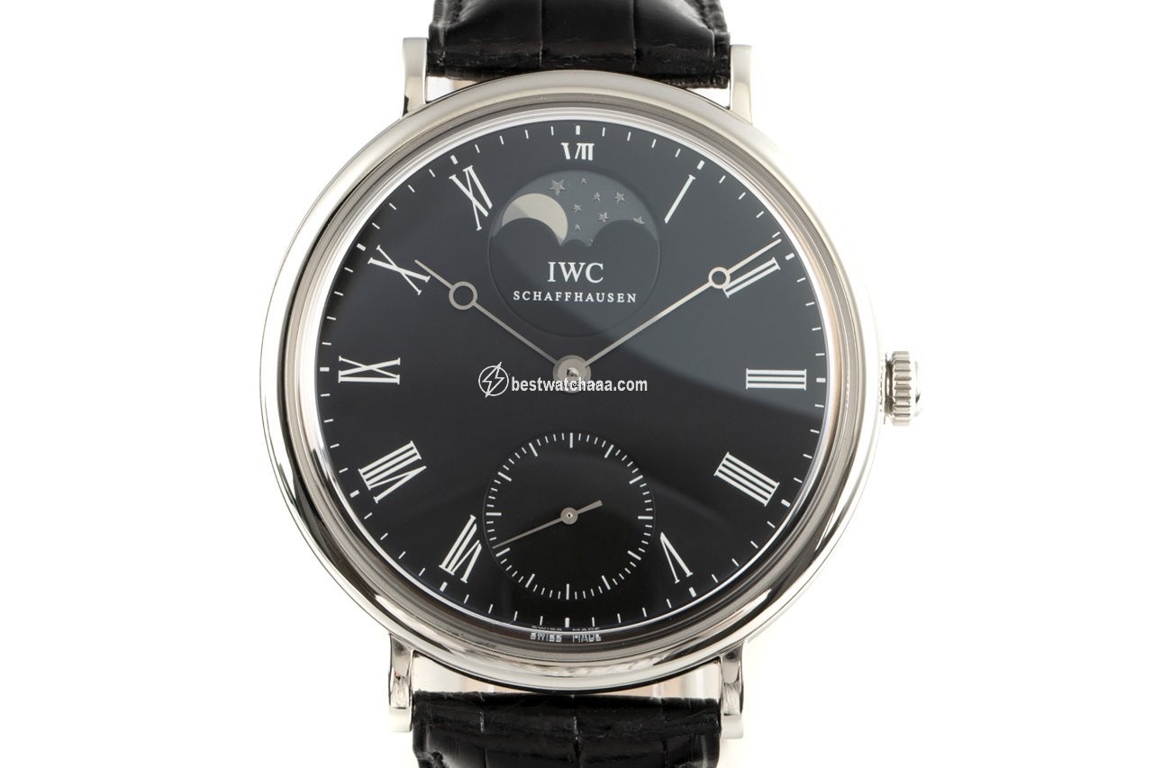 IWC Portofino Hand-Wound Mens watch Unisex Manual winding Steel 5448