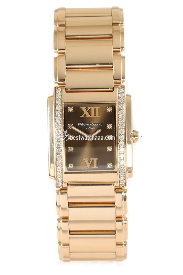 Patek Philippe Twenty~4 Womens watch Quartz Rose gold 4910 11R-010