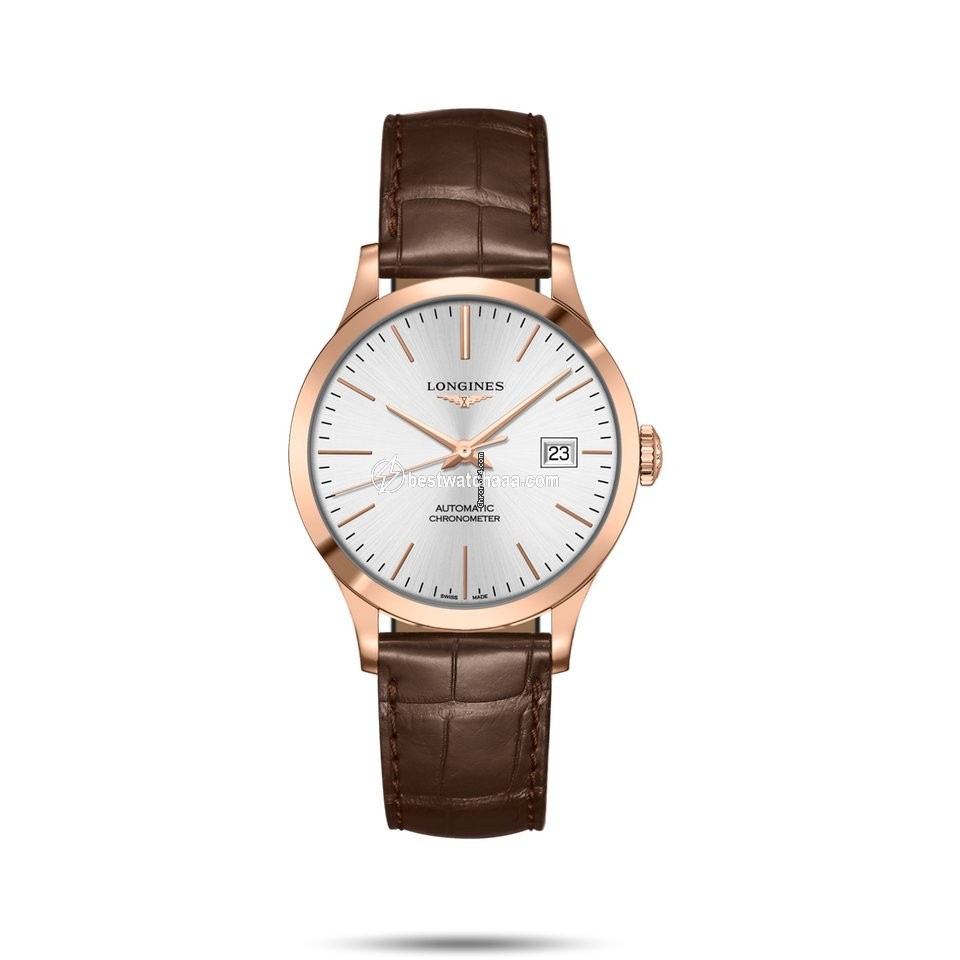 Longines Record Mens watch Unisex Automatic Red gold L2.820.8.72.2