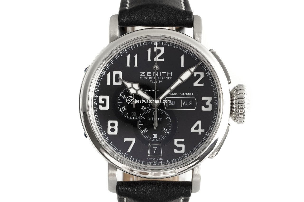 Zenith Pilot Type 20 Annual Calendar Mens watch Unisex Automatic Steel 03.2430.4054 21.C721