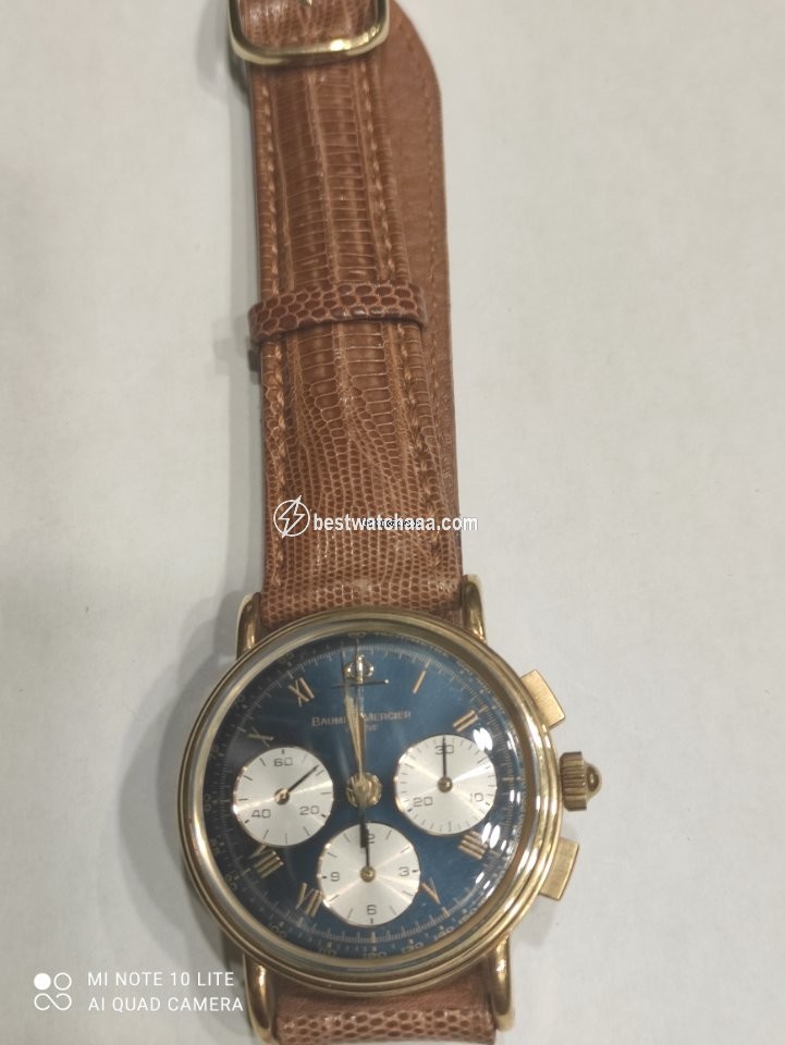 Baume & Mercier Mens watch Unisex Manual winding Yellow gold 6101.099.2111729