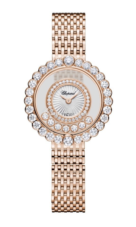 Chopard Happy Diamonds Womens watch Quartz Rose gold 204180-5201