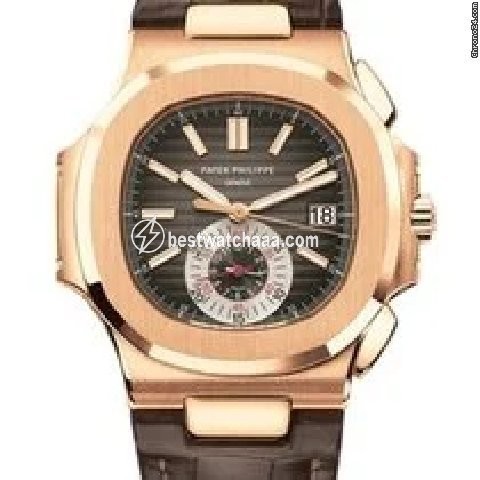 Patek Philippe Nautilus Mens watch Unisex Automatic Rose gold 5980R-001