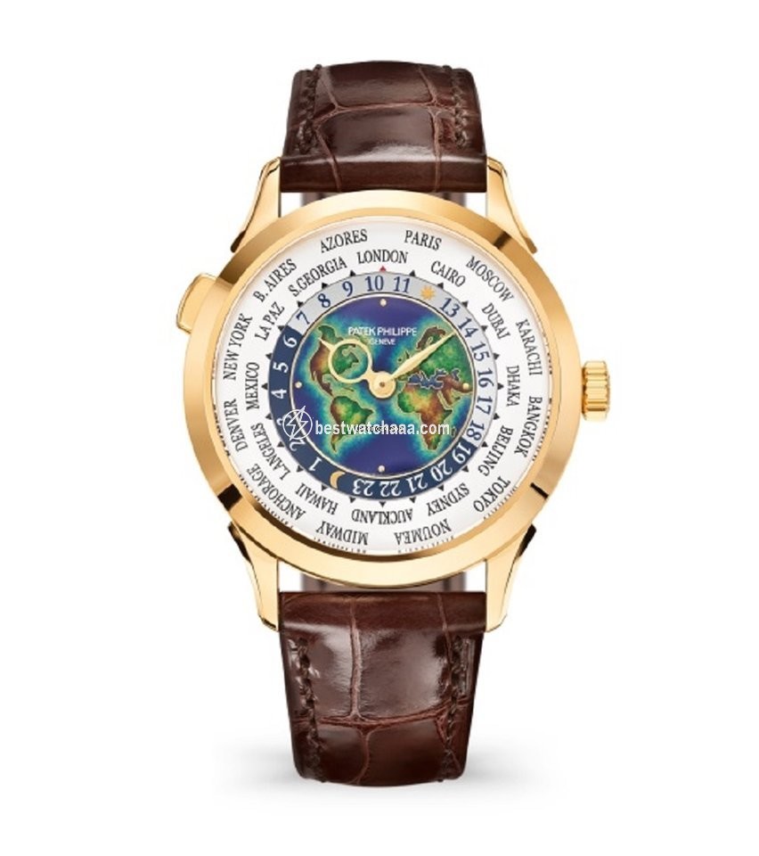 Patek Philippe World Time Mens watch Unisex Automatic Yellow gold 5231J-001